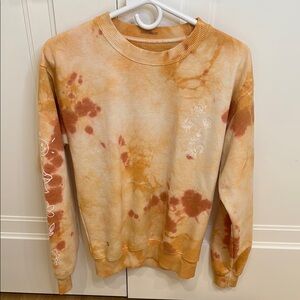 Orange and Brown Artistic Sweatshirt